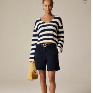 J. Crew 7" heritage chino short in Navy Size 12